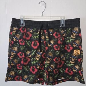 NWT Combat Iron Men's Lounge Sweat Shorts Black Pineapple Express Size XXL